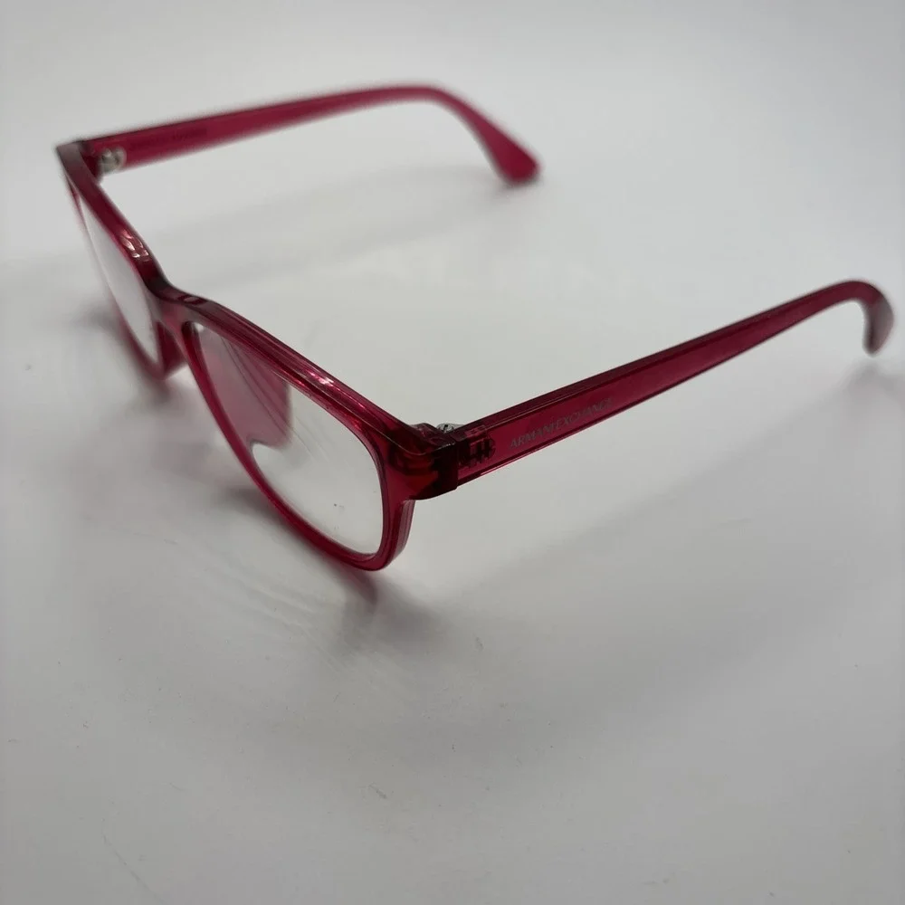 ARMANI EXCHANGE AX 3082U 8254 CRYSTAL RED AUTHENTIC EYEGLASSES 53-16-140 #C242